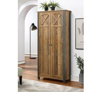 Baumhaus Urban Elegance Reclaimed Living Room Storage Cabinet, Brown