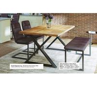Baumhaus Urban Elegance - Reclaimed Small (Diagonal Leg / 95Cm X 170Cm Top) 4-6 Seater