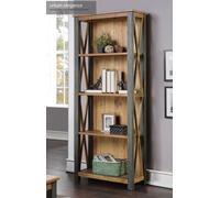Urban Elegance - Reclaimed Tall bookcase Baumhaus Light Brown One Size