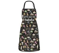BAUNA Australia Trip Kitchen Apron Australia Travel Vacation Gift Let's Go To Australia Apron With Pocket Australia Souvenir (Australia Apron)