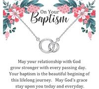 BAUNA Baptism Necklace - Catholic & Christian Gift for First Communion