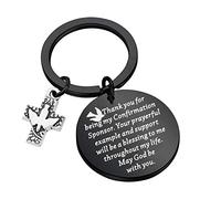 BAUNA Confirmation Sponsor Gift Christian Faith Gift Catholic Confirmation Gift Godmother Gift Godfather Gift Thank You Gift (BL Confirmation Sponsor)