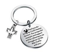 BAUNA Confirmation Sponsor Gift Christian Faith Gift Catholic Confirmation Gift Godmother Gift Godfather Gift Thank You Gift … (Confirmation Sponsor)