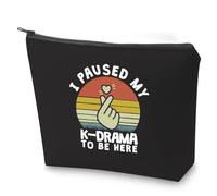 BAUNA K Drama Gift for Korean TV Show Fans I Paused My KDrama to Be Here K Drama Cosmetic Bag Korean Lover Gift (BL KDrama)