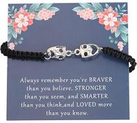 BAUNA Mask Gift Drama Mask Macrame Bracelet Tragedy Masks Charm Bracelet Gift for Actor Actress (Drama card BR)