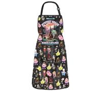 BAUNA Mystery Shack Kitchen Apron Cartoon Apron With Pocket Gravity Falls Kitchen Decor Mystery Shack Housewarming Gift (Mystery Apron)