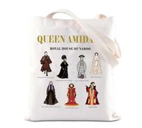BAUNA Star Movie Merchandise Tote Bag Queen Amidala Character Lover Shoulder Bag Queen Of Naboo Gift Planet Wars Theme Gift For Fans (Queen Tote)