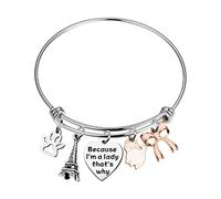 BAUNA The Cat Movie Inspired Bracelet Because I’m A Lady That’s Why Cat Charm For Friend (Because I’m A Lady Inspired Bracelet-3)