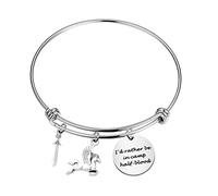 BAUNA The Lightning Thief Musical Jewelry I’d Rather Be In Camp Half-Blood Musical Theatre Gift, M, Stainless Steel, no gemstone