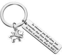BAUNA The Lion Inspired Gift So Whenever You Feel Alone Those Kings Will Be There to Guide You Keychain Gift for Daughter,Son (To Guide You)