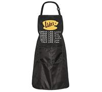 BAUNA TV Show Lorelai Rory Merchandise Lorelai Rory Fans Apron Gift Dress Like Lorelai Think Like Rory Bib Apron (Lorelai apron)