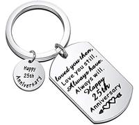 BAUNA Wedding 1st,5th,10th,25th,Anniversary Wife Gift Husband Gift (25th Anniversary)