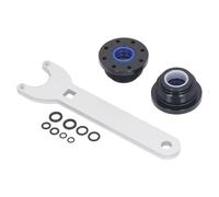 BauphryX Front Mount Hydraulic Steering Cylinder Seal Kit with Pin Wrench and Support Bracket Puller for Seastar HS5157 Replacement, Aluminum Plastic Construction, for Single or Twin Engine