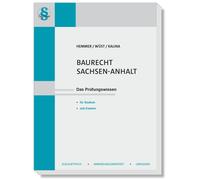 Baurecht Sachsen-Anhalt: Das Prufungswissen fur, Hemmer, Hemmer, Wust, Kalin.