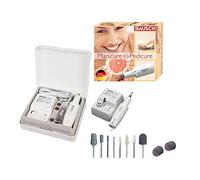 Bausch 0360 Electric manicure/pedicure device for professionals, right/left running function, infinitely adjustable, air cooling, 10 attachments: sanding, filing, calluses removal, nail care, foot care