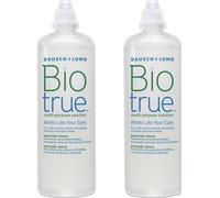 Bausch & Lomb Biotrue Multi-Purpose Soft Contact Lens Solution 2x300ml & cases