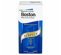 Boston Multi Action Solution Simplus (120ml), Contact Lens Solution For Use With Hard And Gas Permeable Lenses Only, Case Included