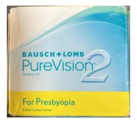 Bausch + Lomb Pure Vision 2 for Presbyopia 6 soft Contact Lenses