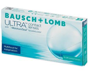 Bausch + Lomb ULTRA Multifocal for Astigmatism (6 lenses) -0.75 Stärke: -1.50, BC: 8.60, DIA: 14.50, Add power: High (+1.75D - +2.50D), CYL: -0.75, AXIS: 40° -1.50 8.60 14.50 40°