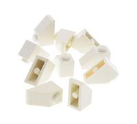 Bausteine gebraucht 10x LEGO 3040 Slope 45 2x1 | White