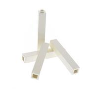 Bausteine gebraucht 4x LEGO 2453b Brick 1x1x5 | White