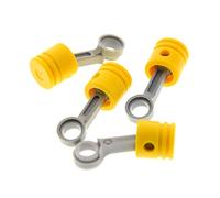 Bausteine gebraucht 4x LEGO 2851 Technic Piston | Yellow