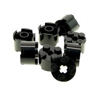 Bausteine gebraucht 8x LEGO 3941 Brick Round 2x2 | Black