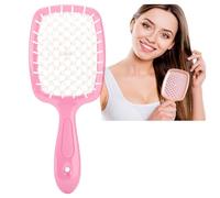 Bautero Detangling Brush, Wet & Dry, Anti-Static, Massage Paddle with Hollow Grid