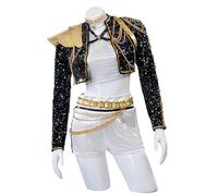 Bauxhie Women's Demon Hunter Costume Rumi Mira Zoey Cosplay Idol Stage Performance Suit for Halloween (Rumi, XS)