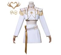 Bauxhie Women's Demon Hunters Costume Mira/Zoey/Rumi Cosplay Full Set Stage Performance Uniform for Halloween (Mira, XS)