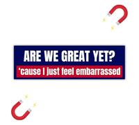 BAVAHA [10"x3"] We Great Yet Magnet - I Dissent Sticker, Conservative Car Magnet, Patriotic Sticker Vinyl Decal for Car Truck Windows