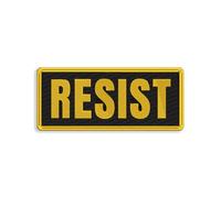 BAVAHA (3in) Resist Patch, Political Patches, Equality Equal Rights Iron On Patch, Resist Fascism Anti Fascist Democrat Gifts Embroidered Sew On/Iron On Patches for Backpack Hat Jacket Jeans