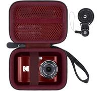 Baval for KODAK PIXPRO Friendly Zoom FZ55/FZ45/FZ43 16MP Digital Camera Hard Carrying Storage Case(Only Red Case)