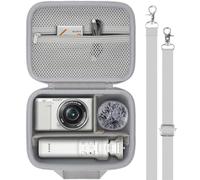 Baval for Sony ZV-E10/ZV-E1/ZV-E10 II Vlog Digital Camera Hard Carrying Case,Compatible with Tripod(GP-VPT2BT),Microphone,Camera Len and Accrssory(White Case)