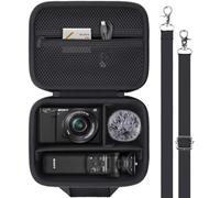 Baval for Sony ZV-E10/ZV-E1/ZV-E10 II Vlog Digital Camera Hard Carrying Case,Compatible with Tripod(GP-VPT2BT),Microphone,Camera Len and Accrssory(Black Case)