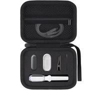 Baval Hard Case Compatible with Plaud NotePin Voice Recorder-with Custom Foam Insert,Holds NotePin Recorder,Magnetic Pin,Clip,Charging Dock and Cable,Wristband(Black Case)