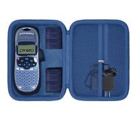 Baval Hard Case for DYMO LetraTag LT-100H/LT-100H Plus Handheld Label Maker | Protective Storage Box, Shockproof, Impact-resistant, Portable Carrying Box, Smooth Zipper, Zippered Closure, Blue Case