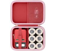 Baval Label Printer Case Compatible with NIIMBOT B21/B1 Label Maker Thermal Label Printer and 2 inch Label Paper(Red Case)