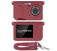 Baval Silicone Cover Case for Kodak PIXPRO Friendly Zoom FZ45 16MP Digital Camera(Red Case)