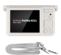 Baval Silicone Cover Case for Kodak PIXPRO FZ55 16MP CMOS Sensor Digital Camera(White Case)