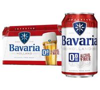 Bavaria 0.0 Percent Original Alcohol Free Beer 24 x 330 ml Cans