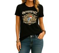 Bavaria | Beer | Mountain | Oktoberfest | Munich | Revieraufsicht | Lederhosn | Deer Deer Traditional Costume Shirt Costume Women's T-Shirt, 8. Oktoberfest (Black), M