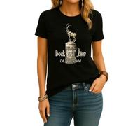 Bavaria | Beer | Mountain | Oktoberfest | Munich | Revieraufsicht | Lederhosn | Deer Deer Traditional Costume Shirt Costume Women's T-Shirt, 5. Oktoberfest (Black), 3XL