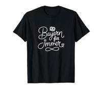 Bavaria is Forever - Bayern Für Immer Heart Line Art T-Shirt
