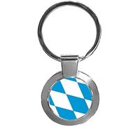 Bavaria No Crest Germany Luxury Round Shaped Metal Keyring And Gift Box