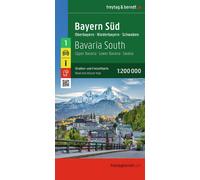 Bavaria South Road and Leisure Map - Upper Bavaria - Lower Bavaria (2026)