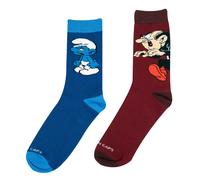 Bavarian Caps 2 Socks Box Smurfs Unisex Casual Socks Gargamel Muffi New