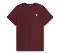 Bavarian Caps T-Shirt " Peanuts: Cheers, Snoopy " Dark Red Embroidery Bio Cotton