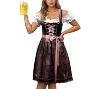 Bavarian Costumes Women Lederhosen Womens Costume Beer Maiden Halloween Carnival Off Shoulder High Waist Kitchen Apron For Oktoberfest Party Event
