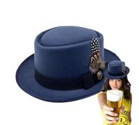 Bavarian hats for men, Oktoberfest outfits hat, German hat, Oktoberfest outfits for women, Oktoberfest costume accessories with feathers, emblems, for Oktoberfest, folk festivals for adults